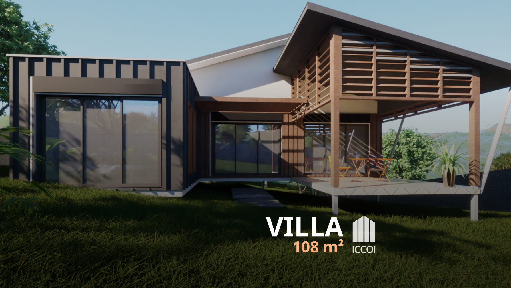Villa Tropicale F3 : 108 m²