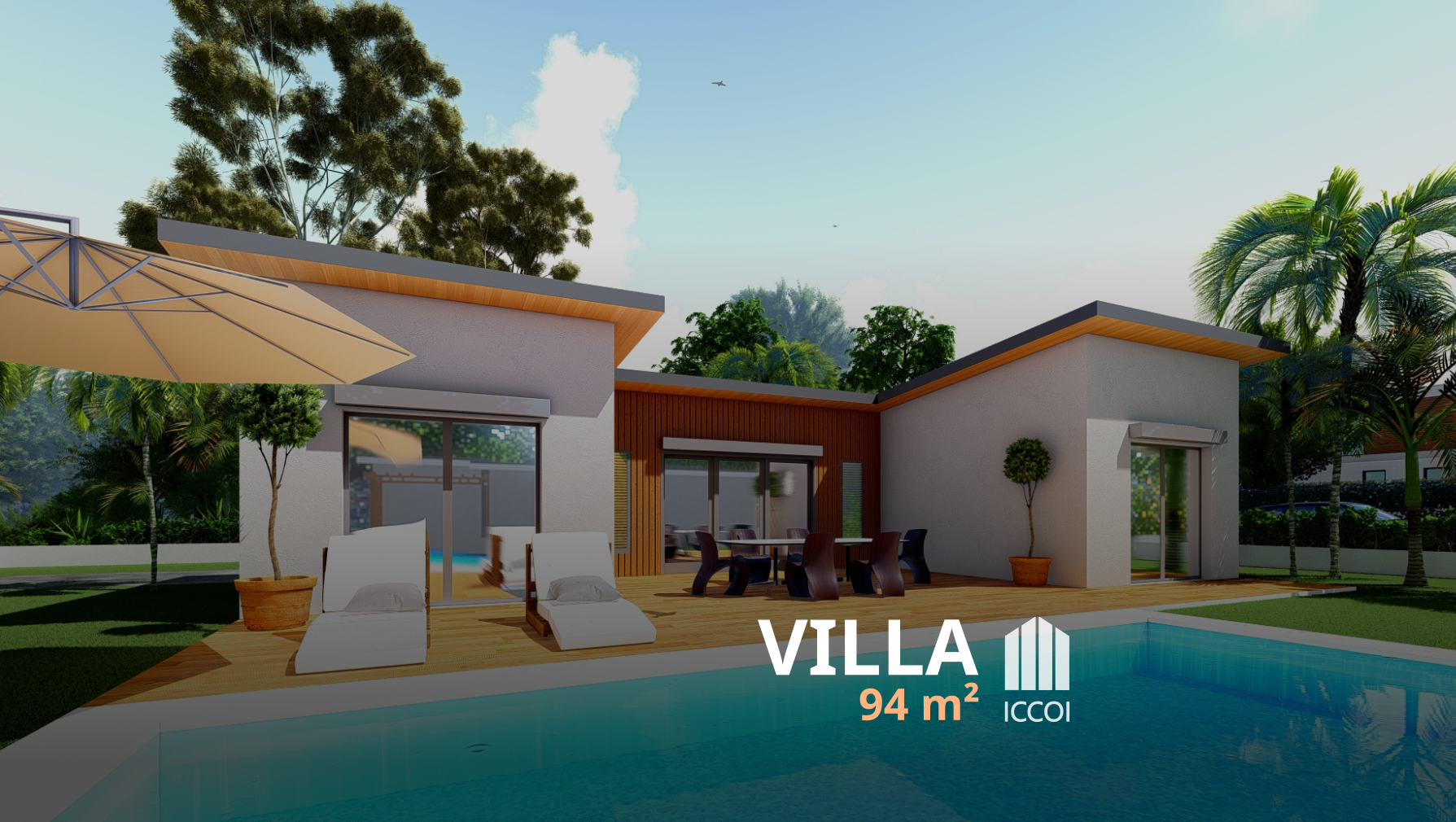 Villa Moderne F4 : 94 m²